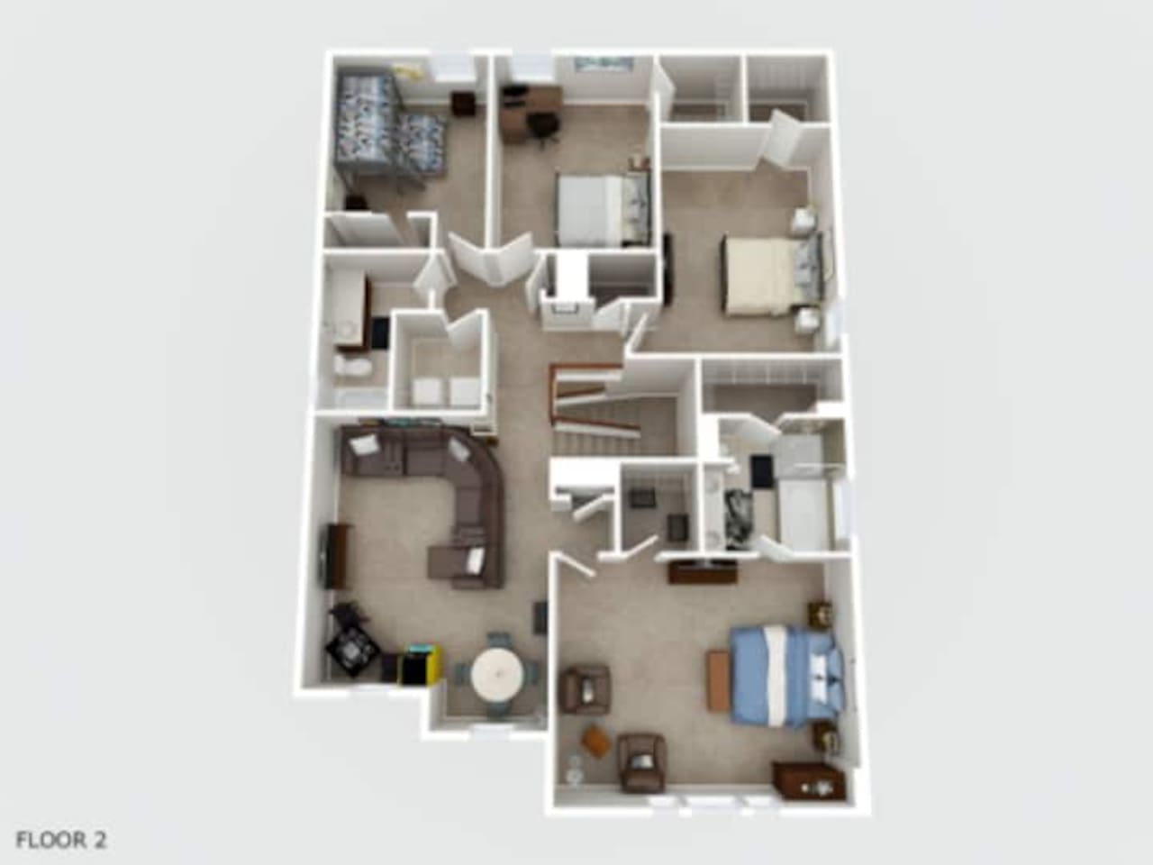 3D digital view of the property