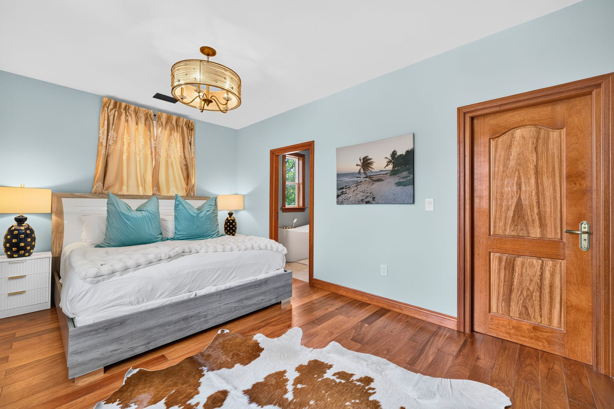 2nd Floor Bedroom 4, King Suite | Rosewood Retreat | 2605 Palm Blvd, Isle of Palms, SC | IOP Escapes