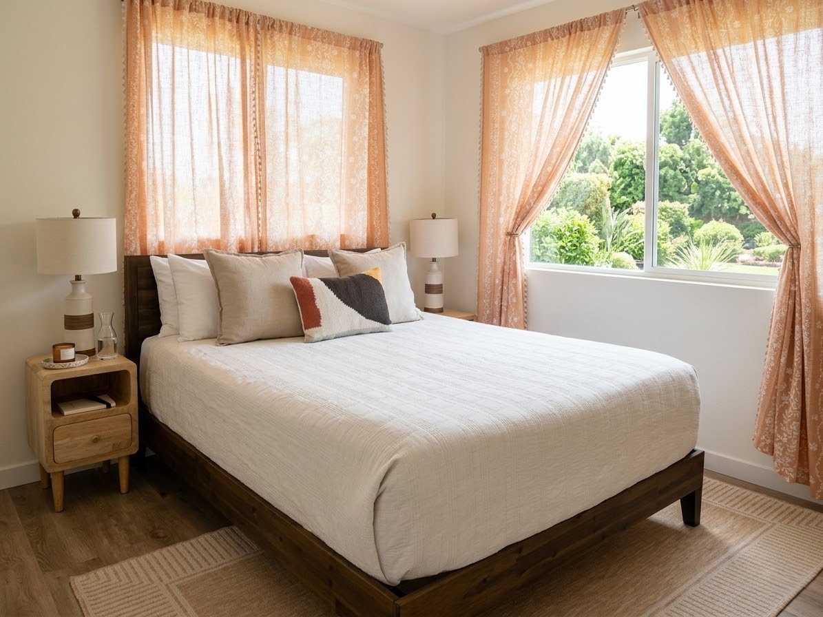 Queen Bedroom with Air Conditioning