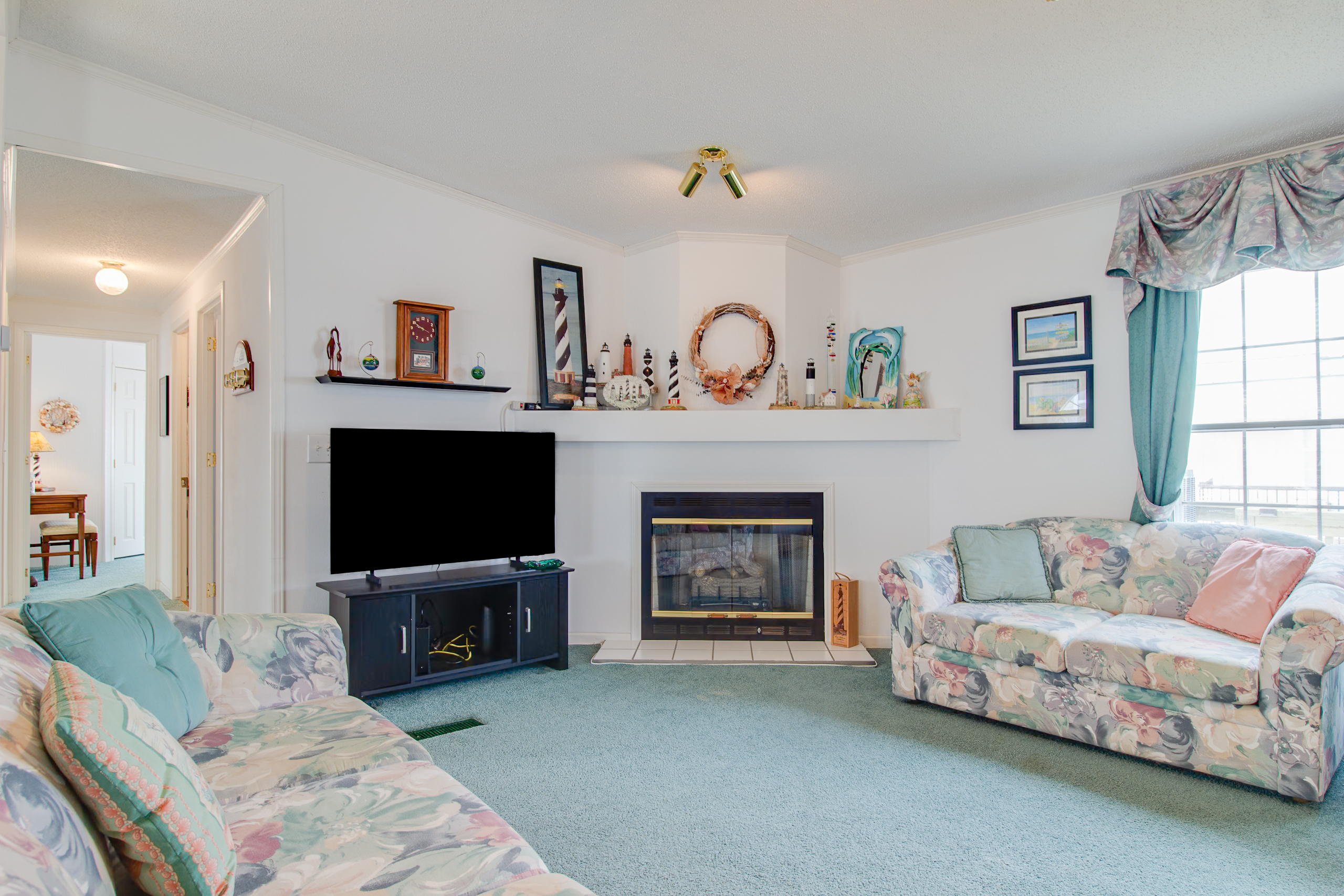 Living Room with Smart TV