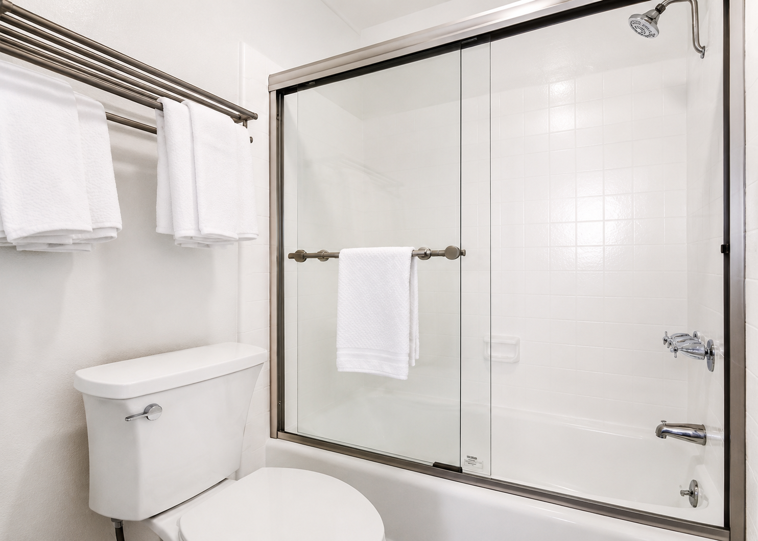 Shower and soaking tub