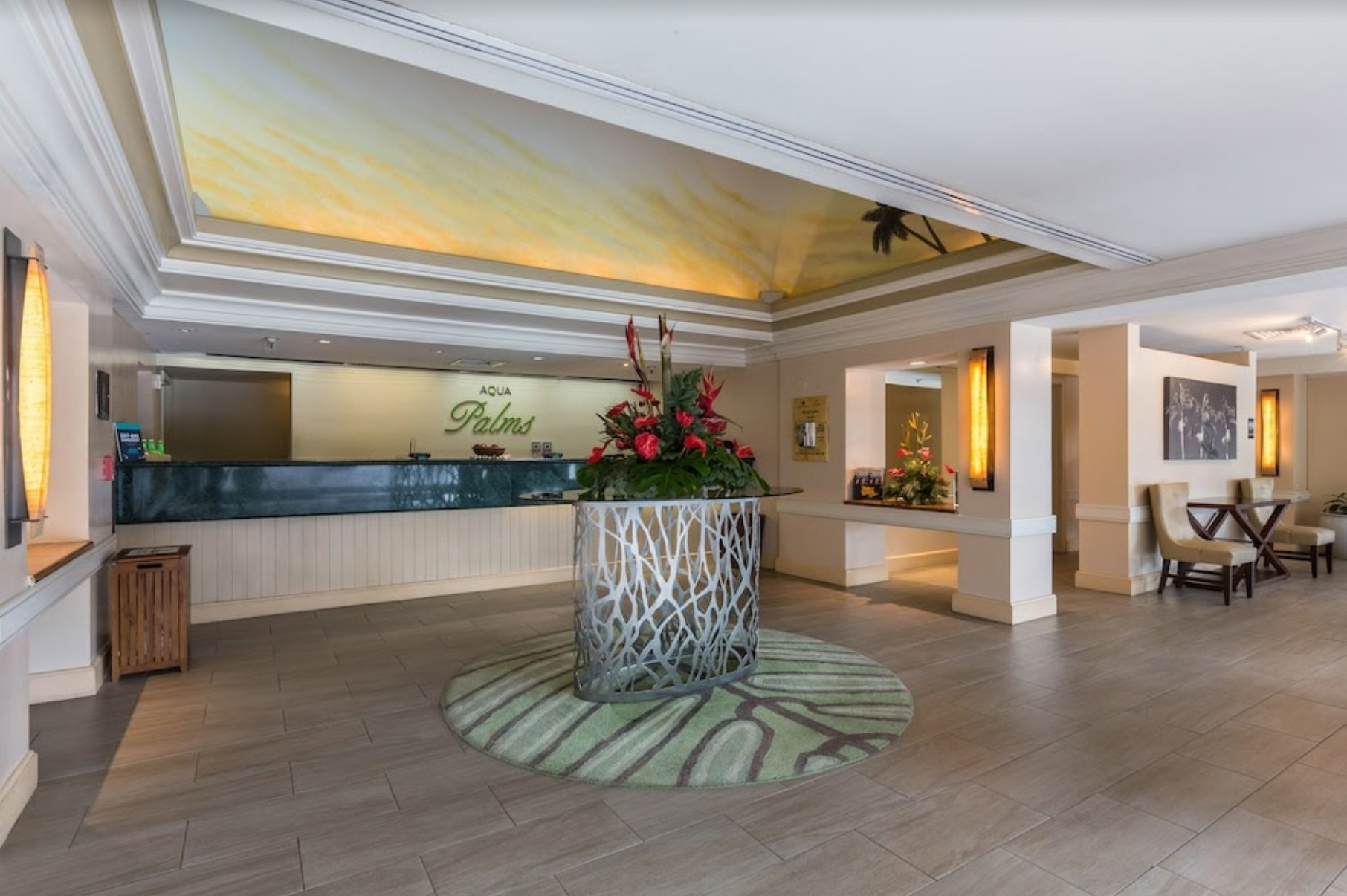 Aqua Palms Waikiki Lobby / Front Desk