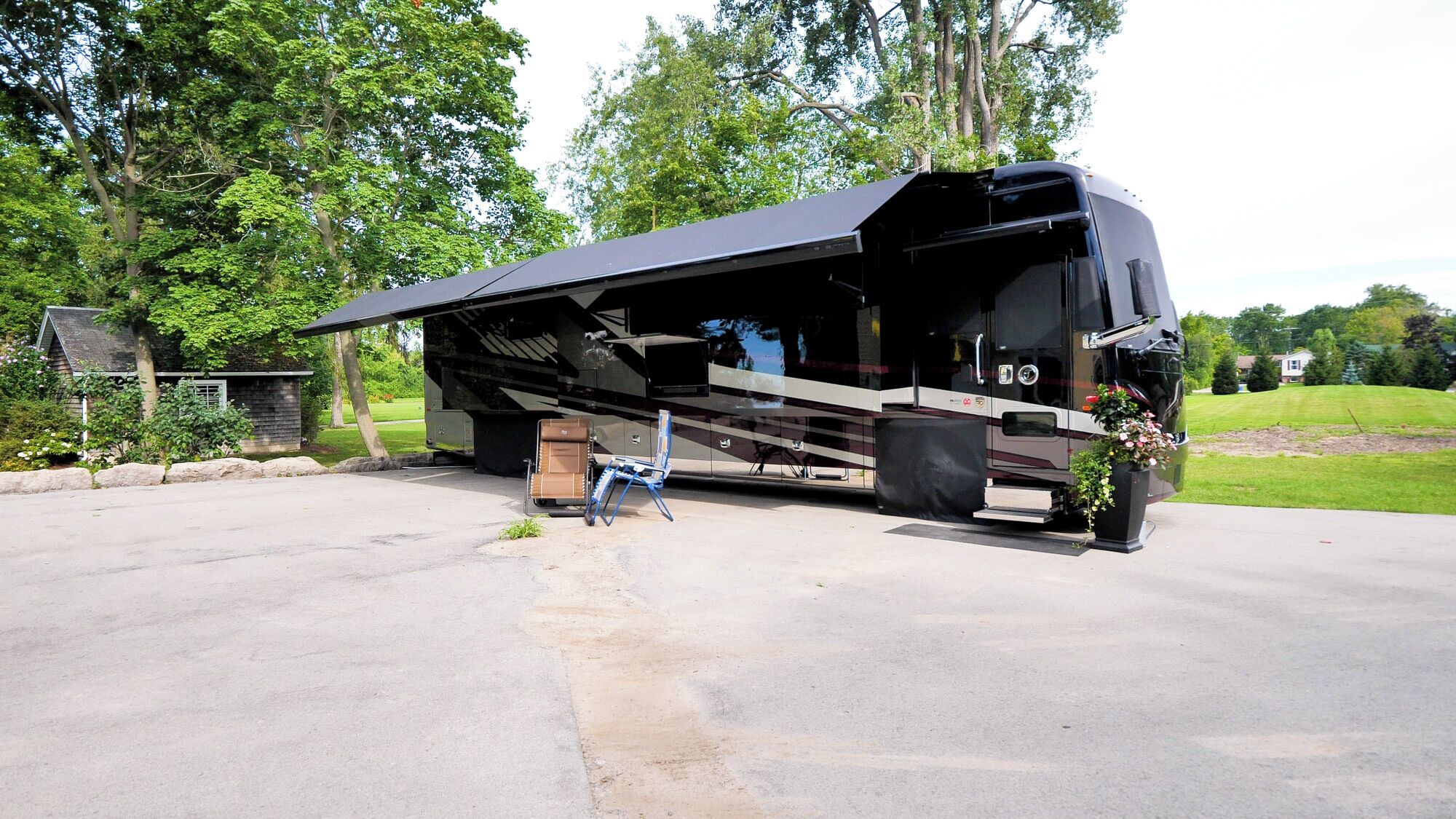 His name is Persey, he is 45' long with many amazing features.