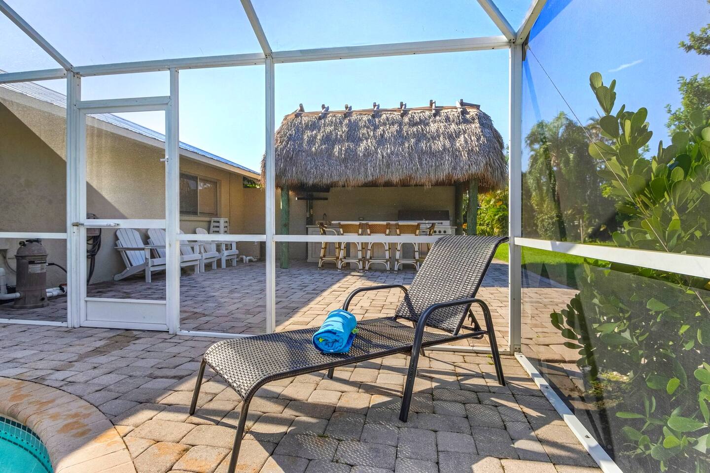 Relax and unwind in the ultimate outdoor living space—your perfect retreat for comfort and leisure!