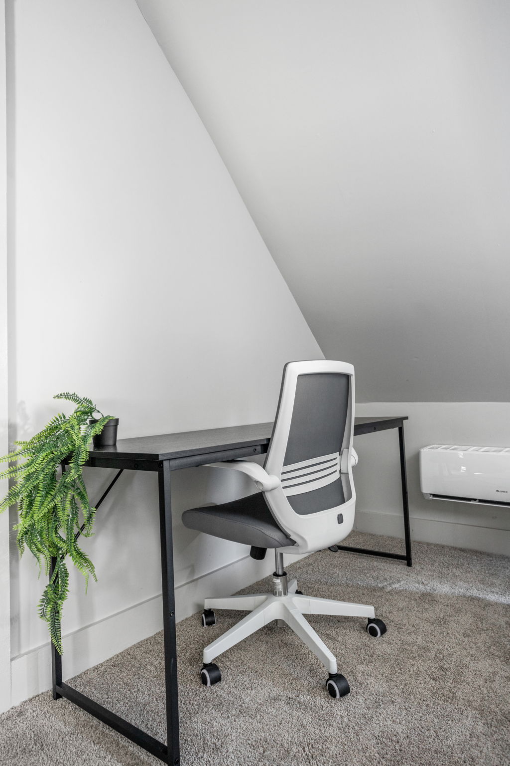 Work from home in a quiet environment.