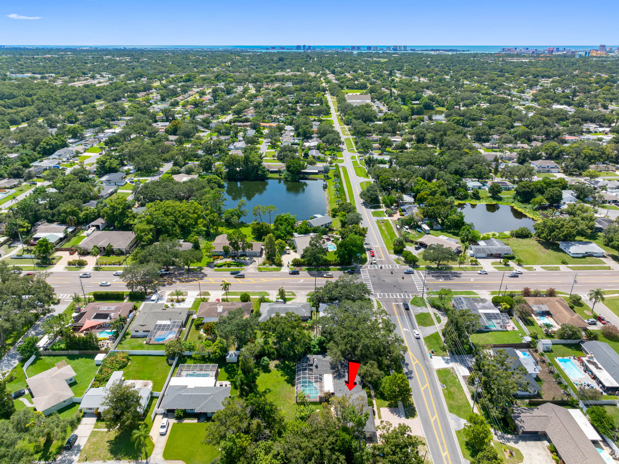 Aerial View of the Neighborhood