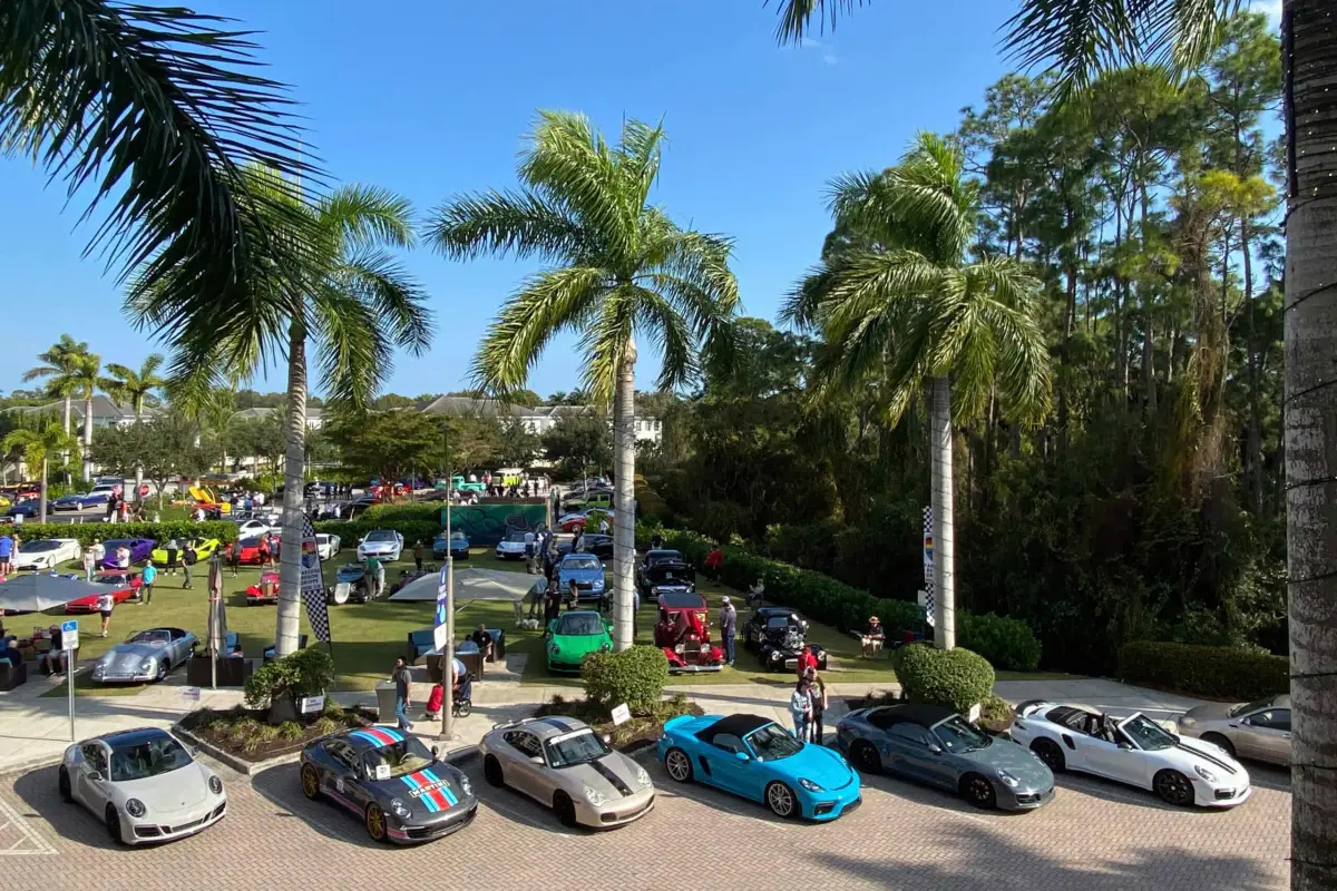 Coffee and Cars exotic car show