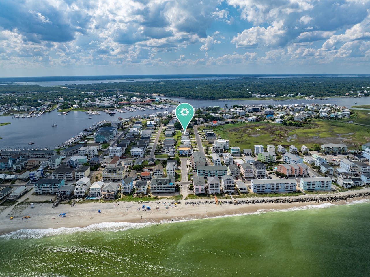 Just a short walk to the beach!