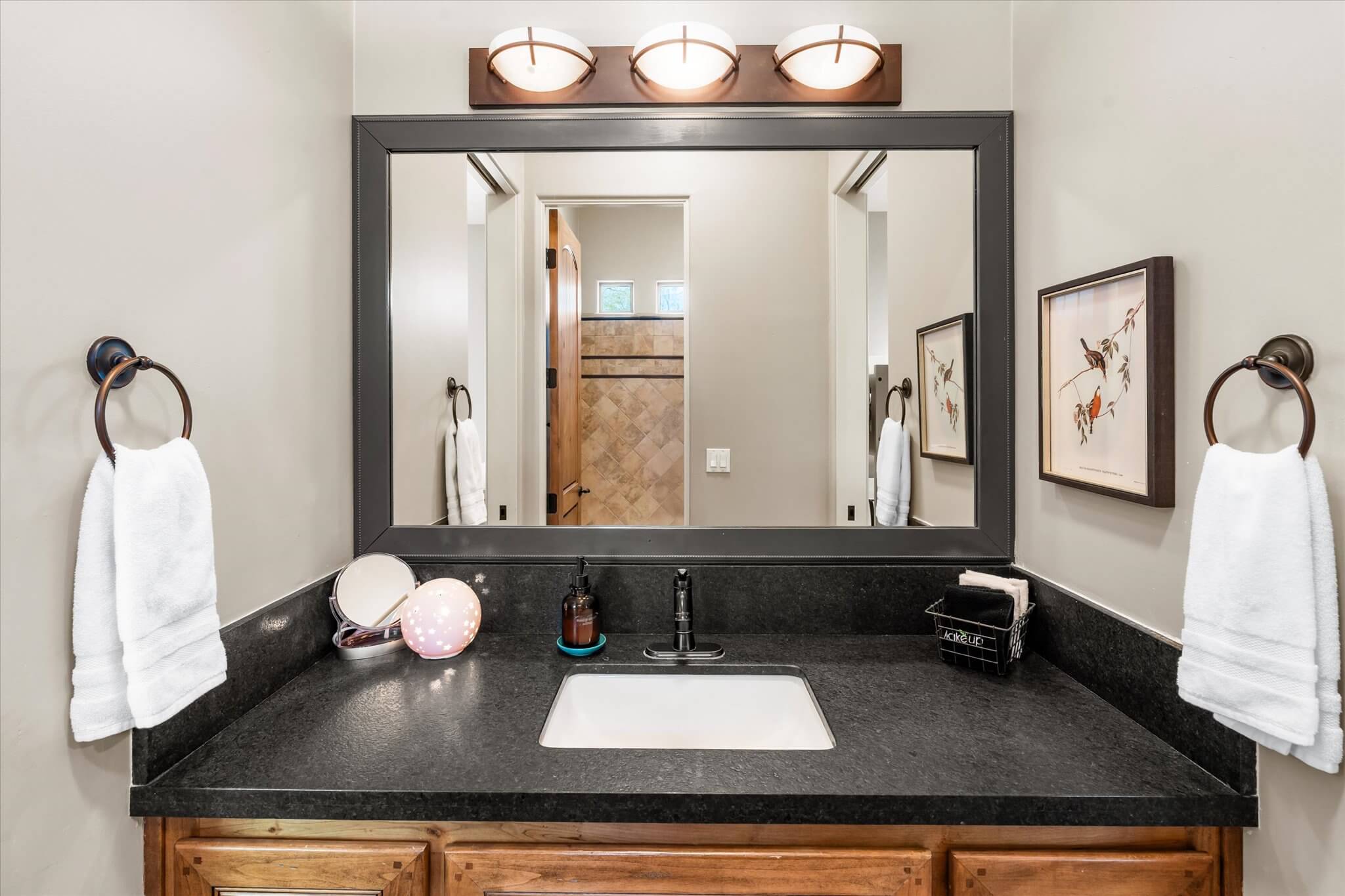 Modern Guest Vanity & Refreshment Space