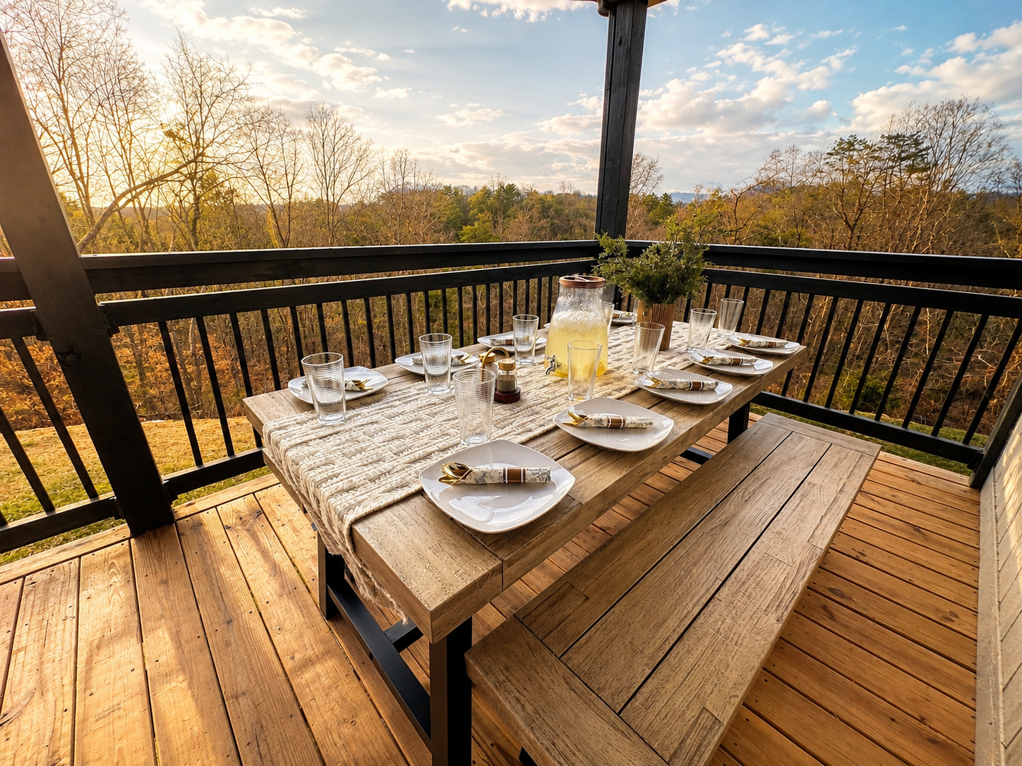 Floor 2 - Main Floor: Deck off Kitchen