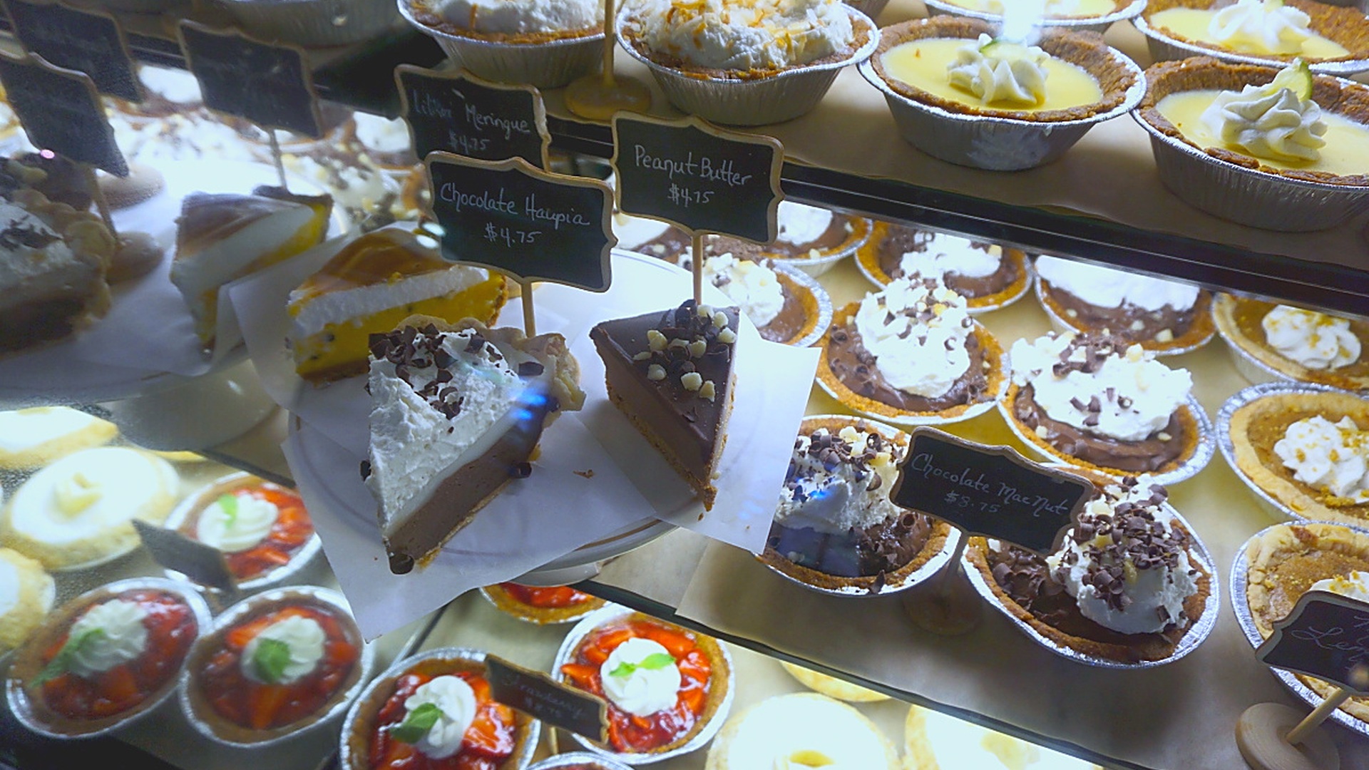 Pies from Leoda's near Lahaina.