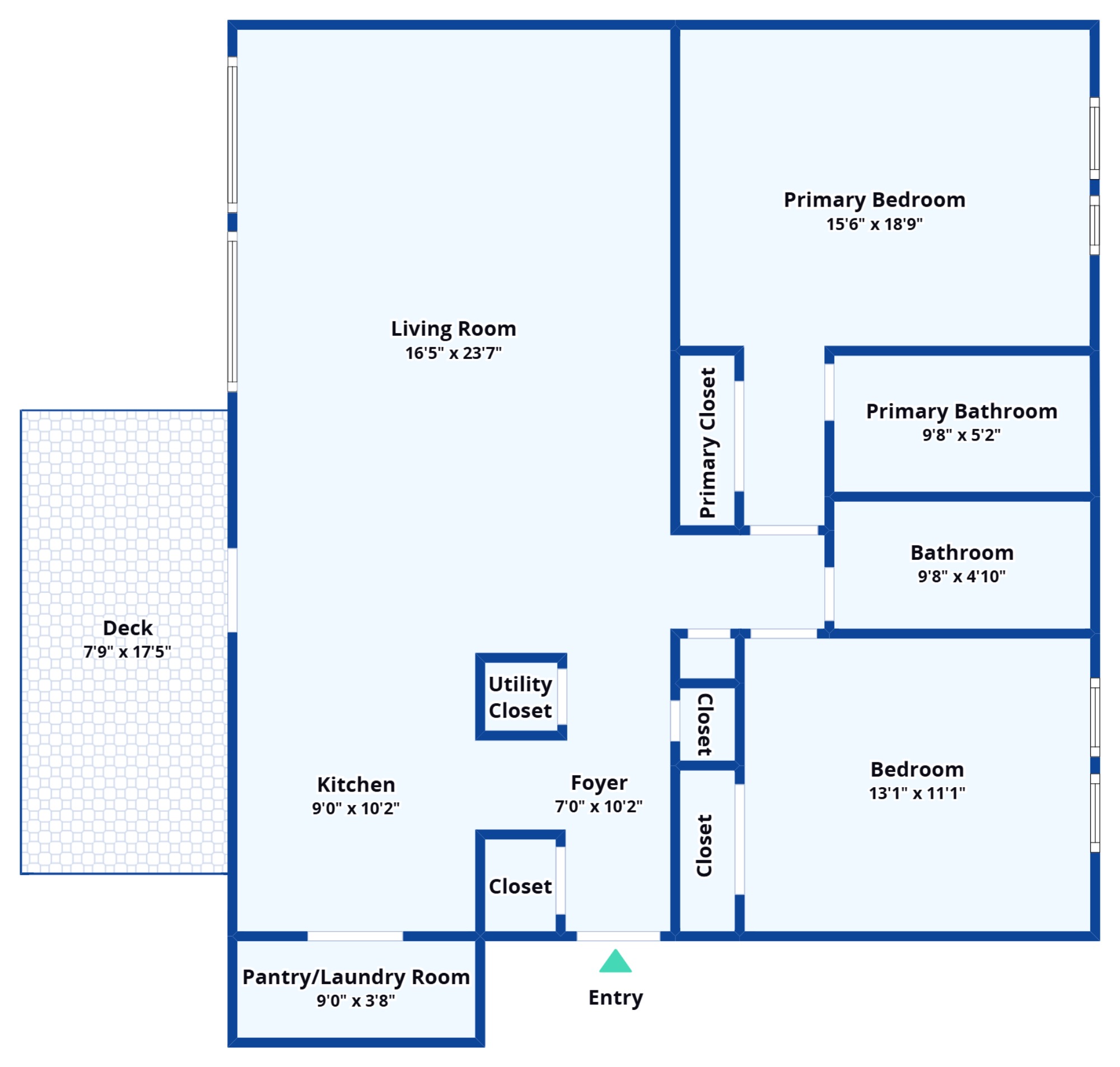 Floor plan of our unit