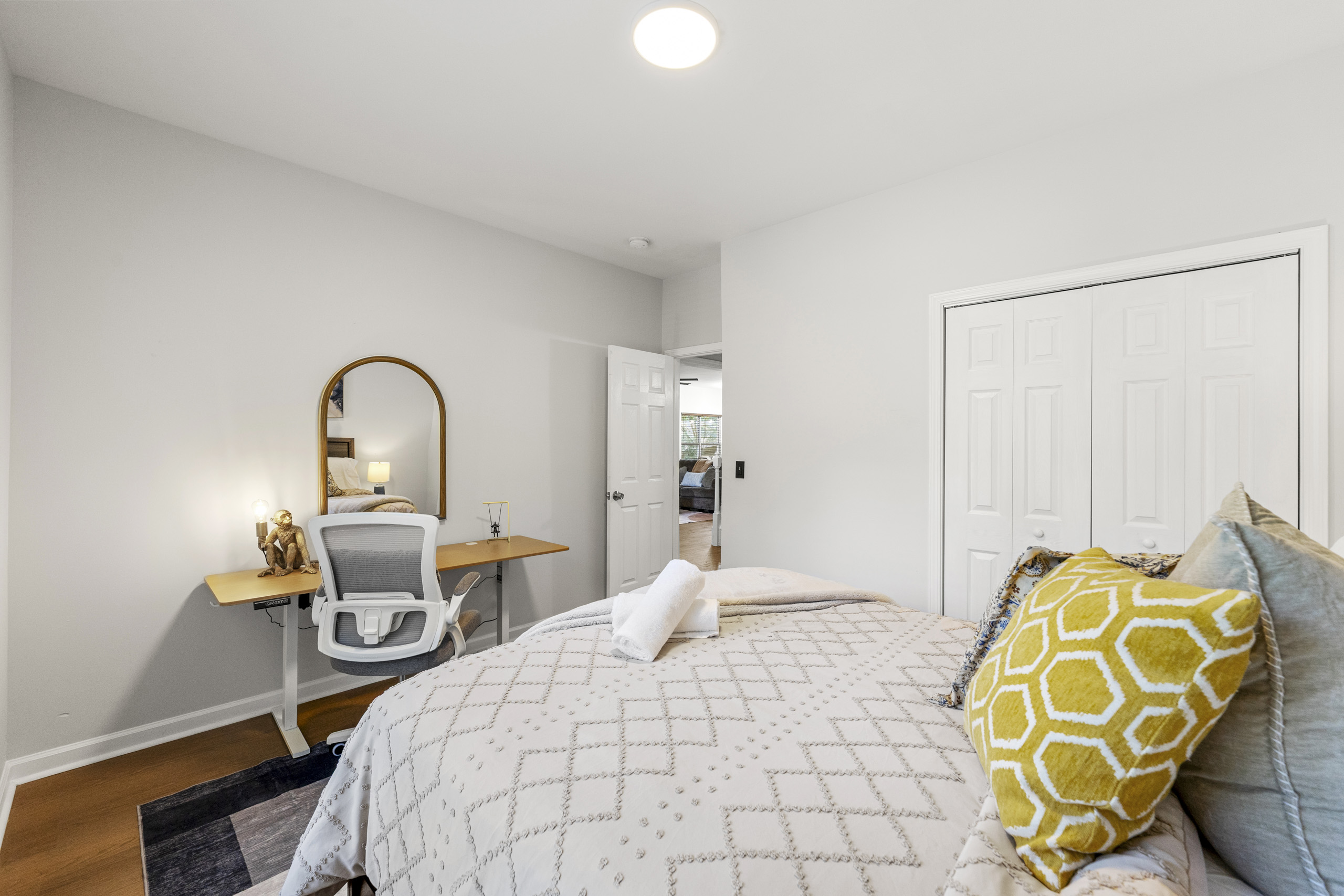 A cozy retreat designed for restful nights and peaceful mornings.