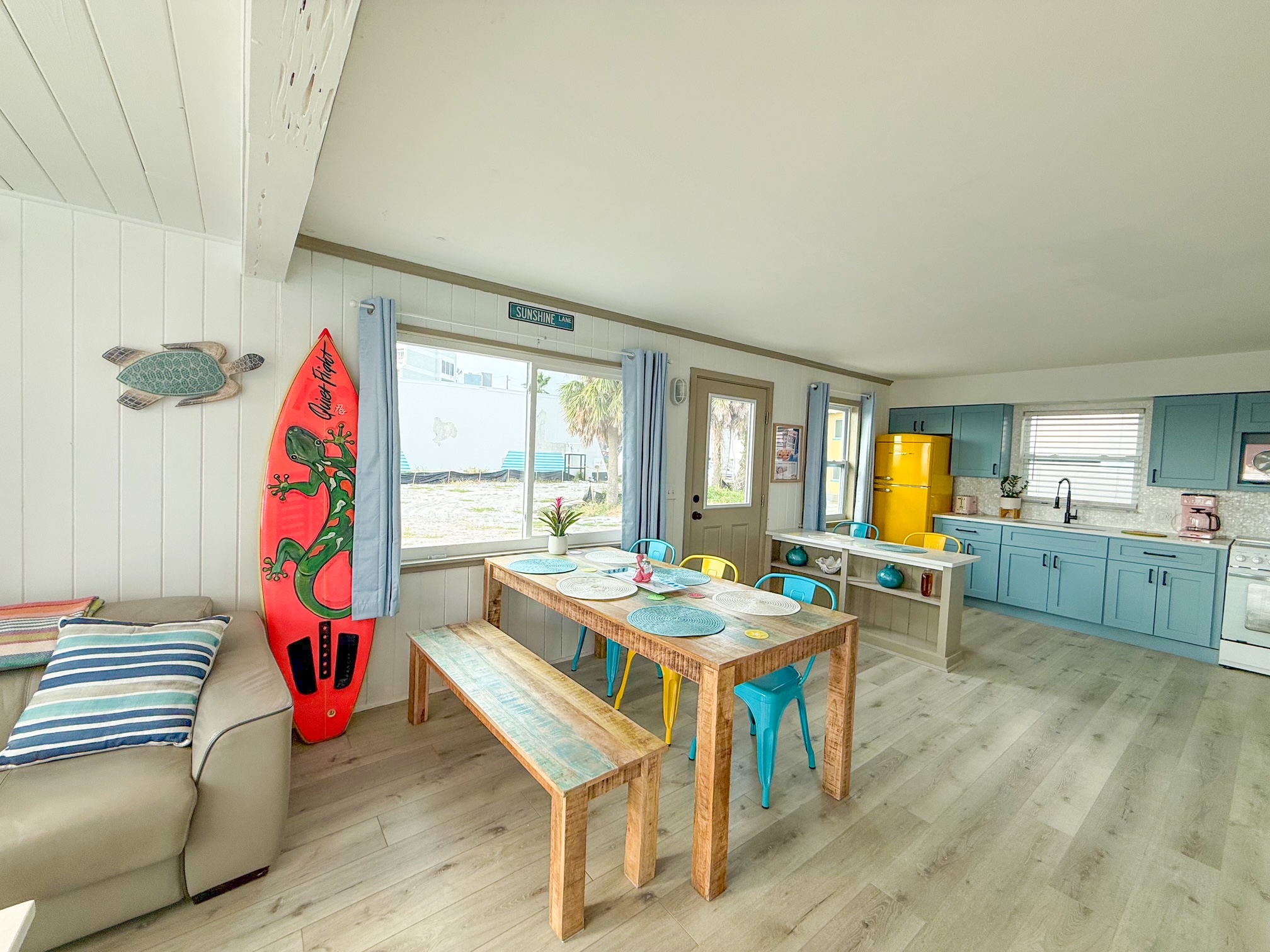 Dining Area & Kitchen with Retro Appliances