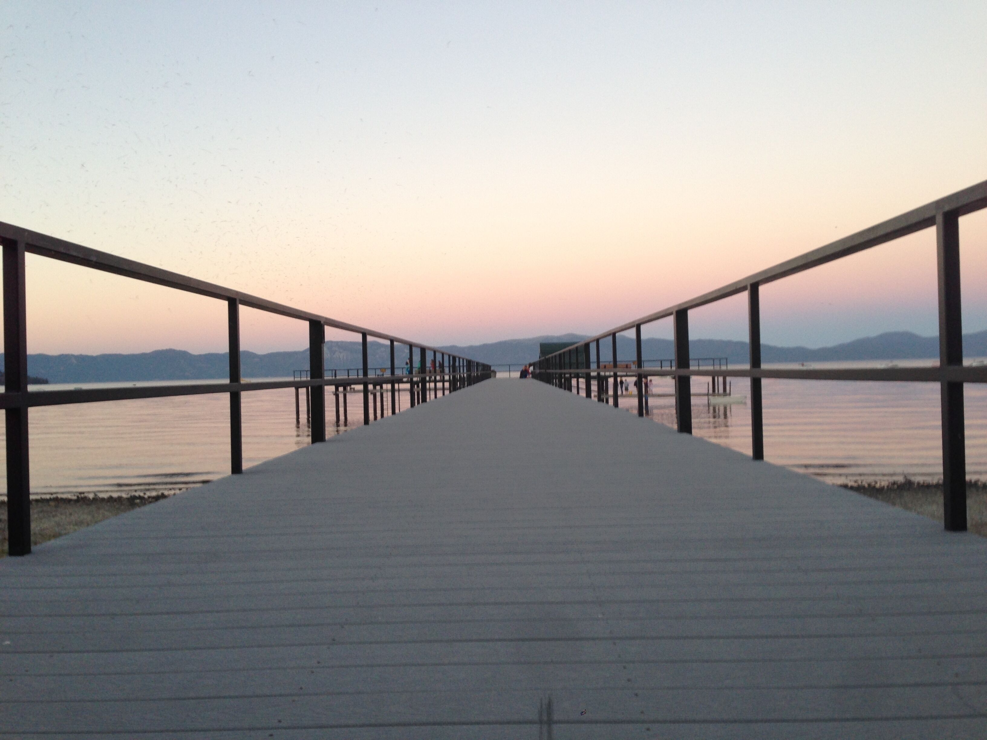 Sunset from private pier