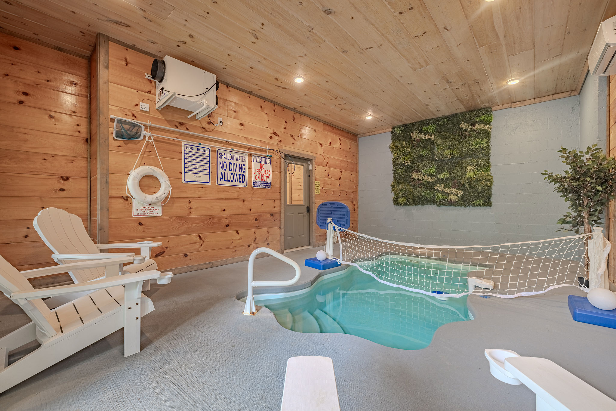 The Hidden Oasis is the signature indoor pool experience at Blue Smoke Outpost.