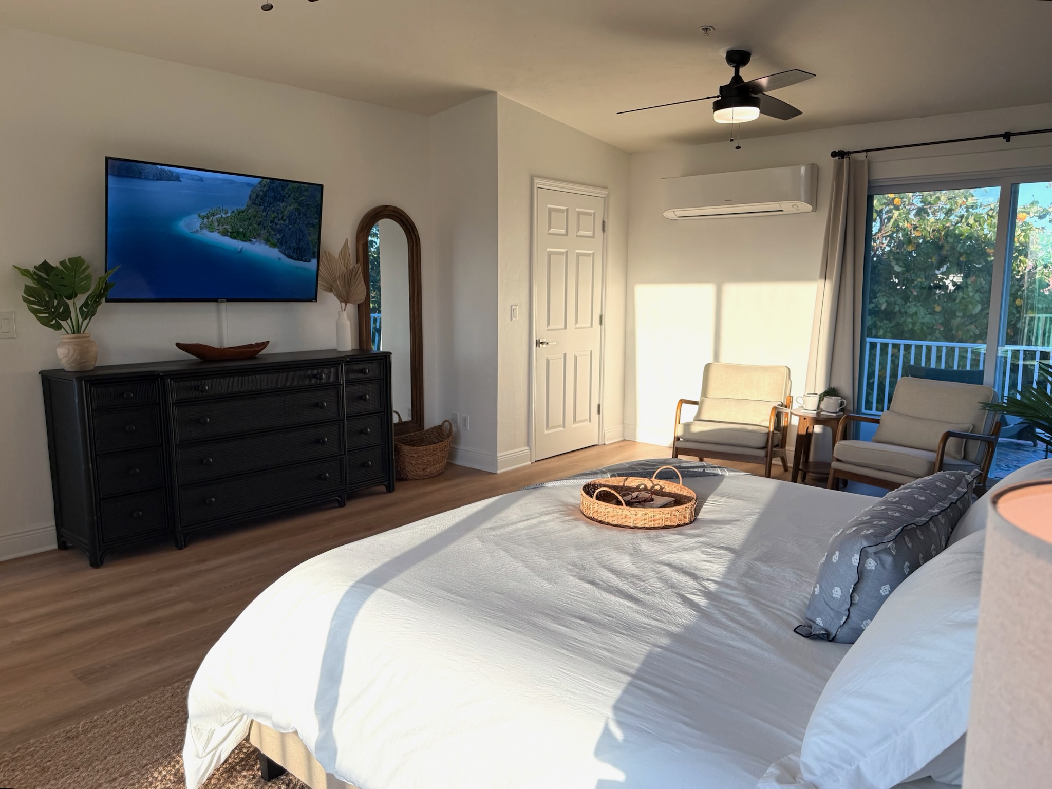 Wake up to the Florida sun or use the room darkening shades to catch up on sleep