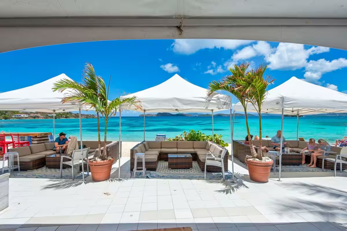 You can rent a cabana for the day! Great for family with kids who want to nap in the shade and comfort.