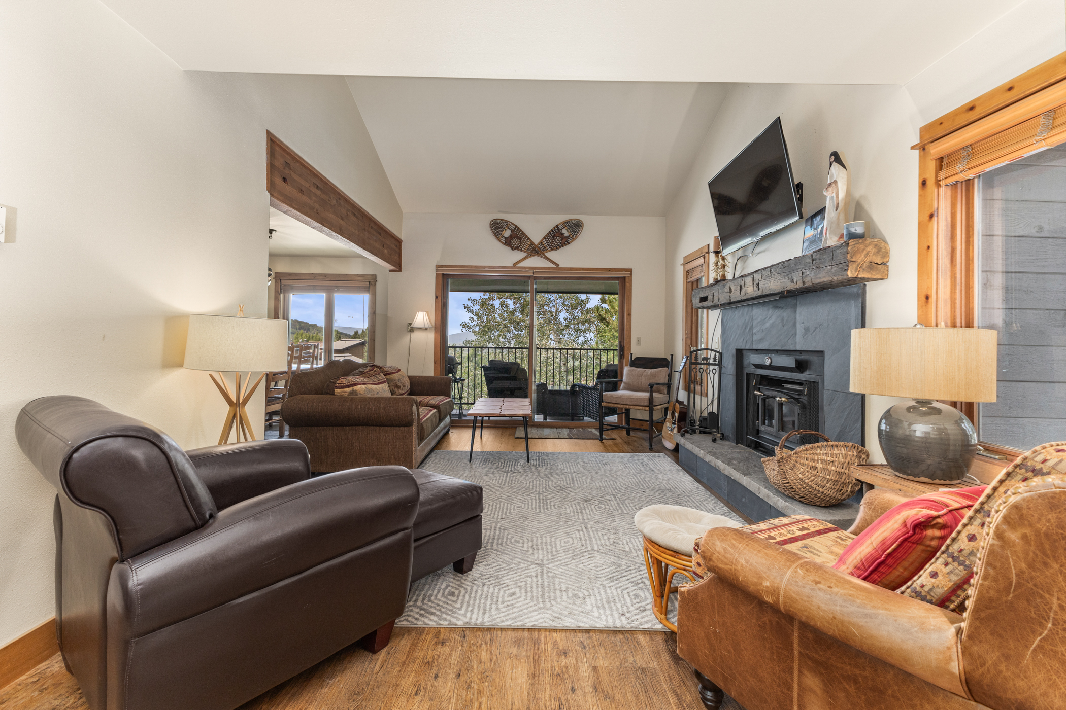 Living Room with Patio Access