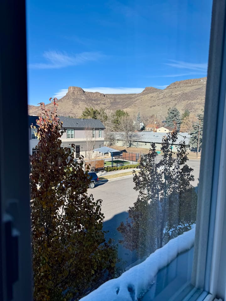 The spectacular view from the living room!