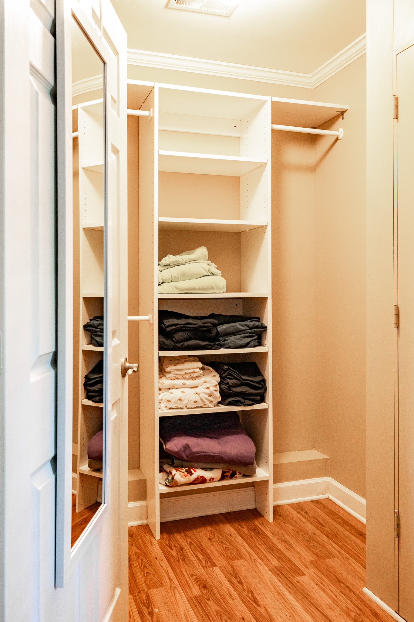 Plenty of closet space