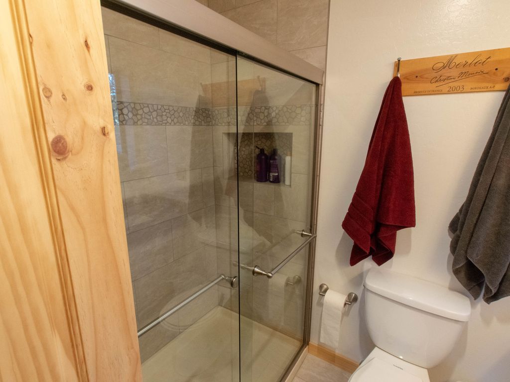 Master Bath shower, with new tile