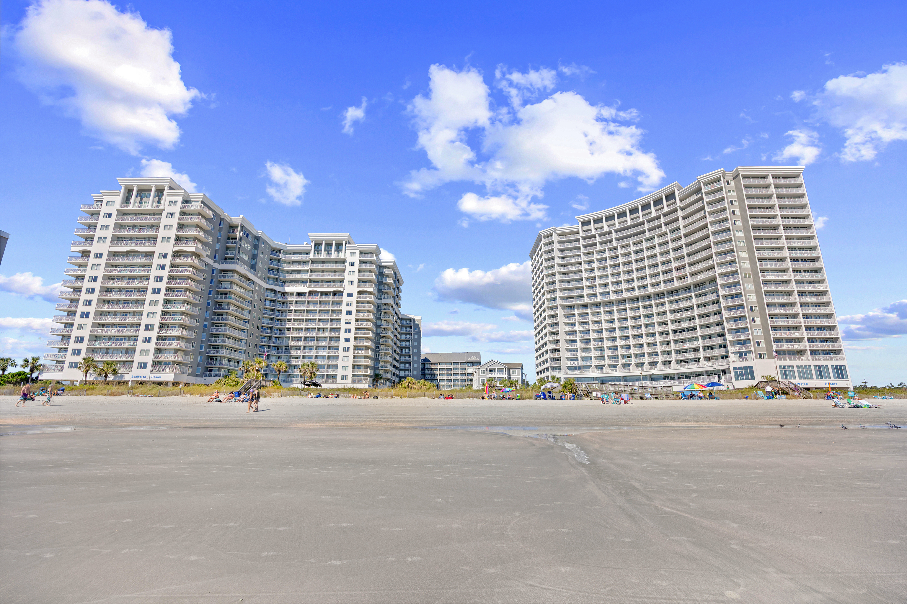 SeaWatch Resort from the Beach