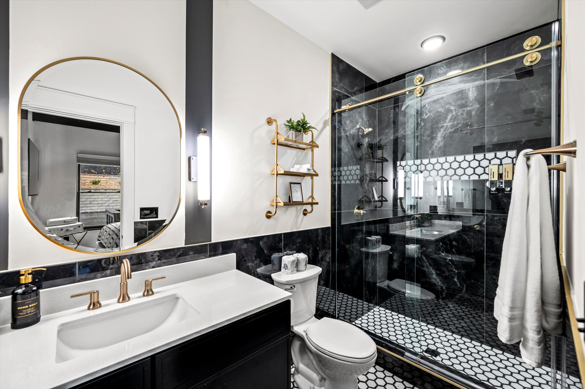 Enjoy the privacy of a contemporary en-suite, featuring a spacious walk-in shower designed for a spa-like start to your day.