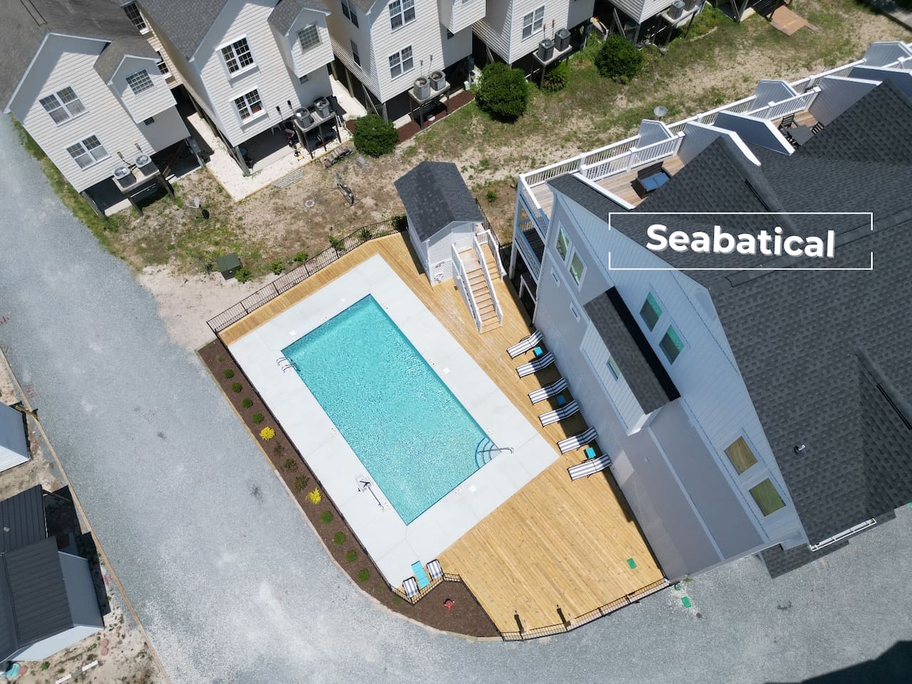 Next door to the pool