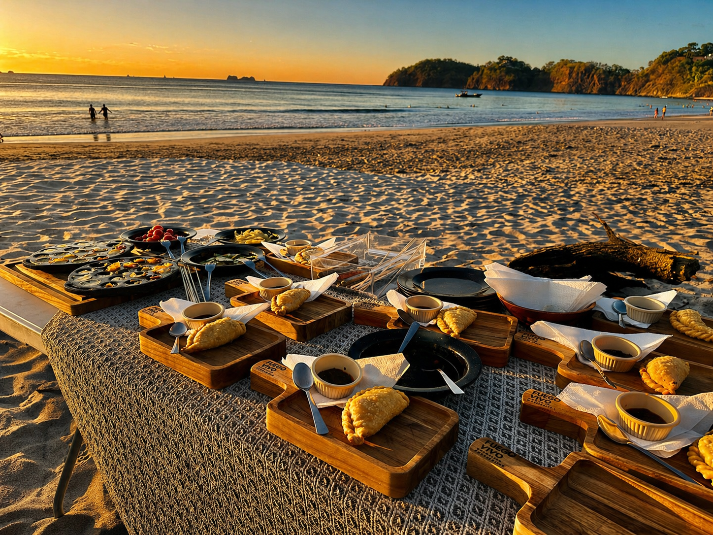 Lunch or Dinner on the beach prepared by chef
