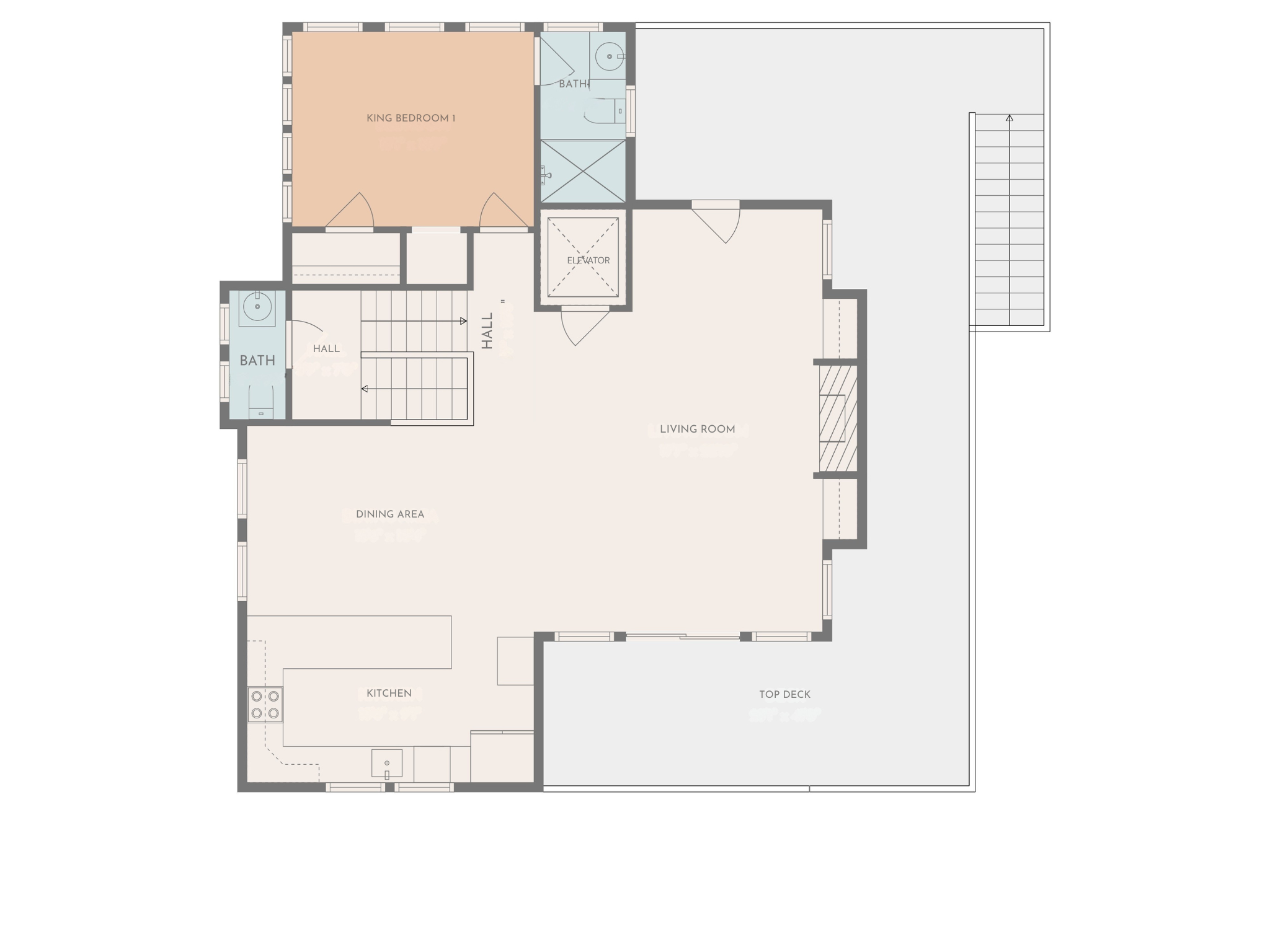 Top Level Floor Plan
