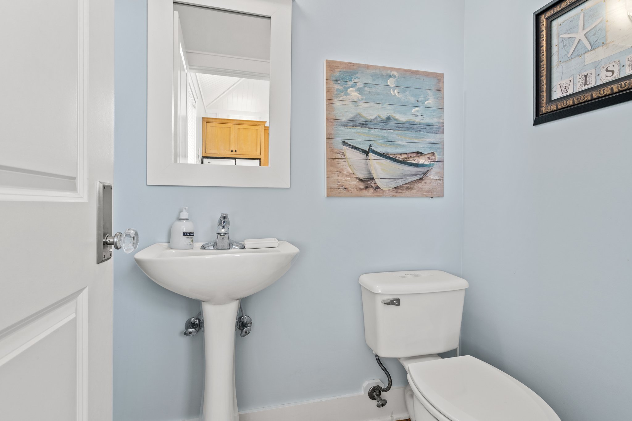 Half bath upstairs