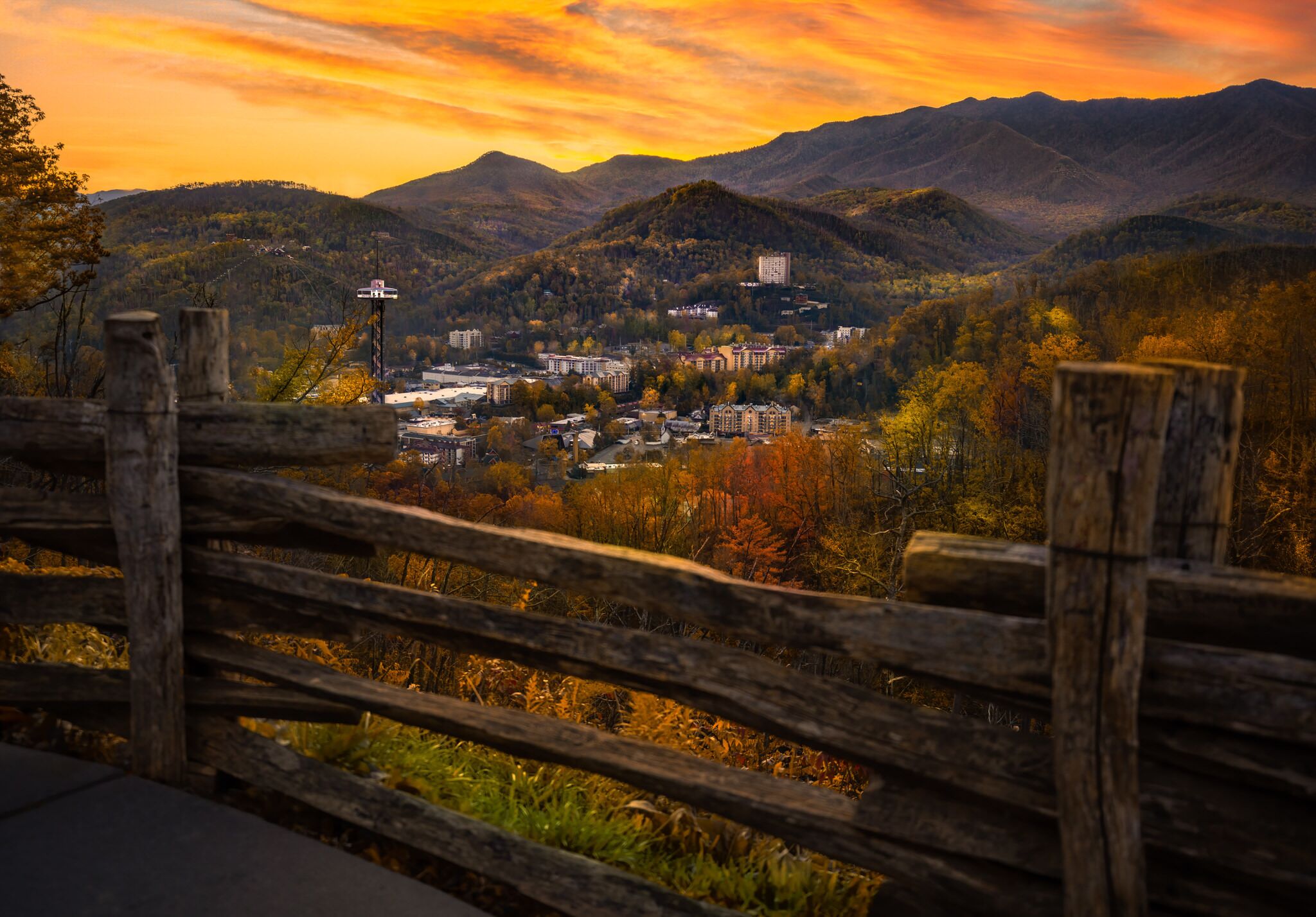 Gatlinburg is a scenic 35 minute drive
