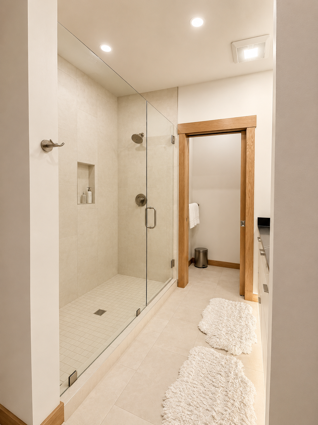 Custom tile shower