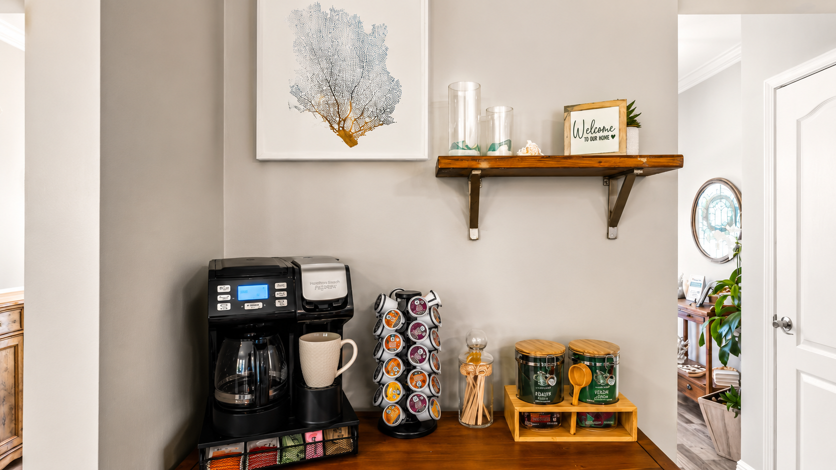 ☕ Start the morning your way with a Keurig, drip coffee maker, French press, organic coffee and tea.