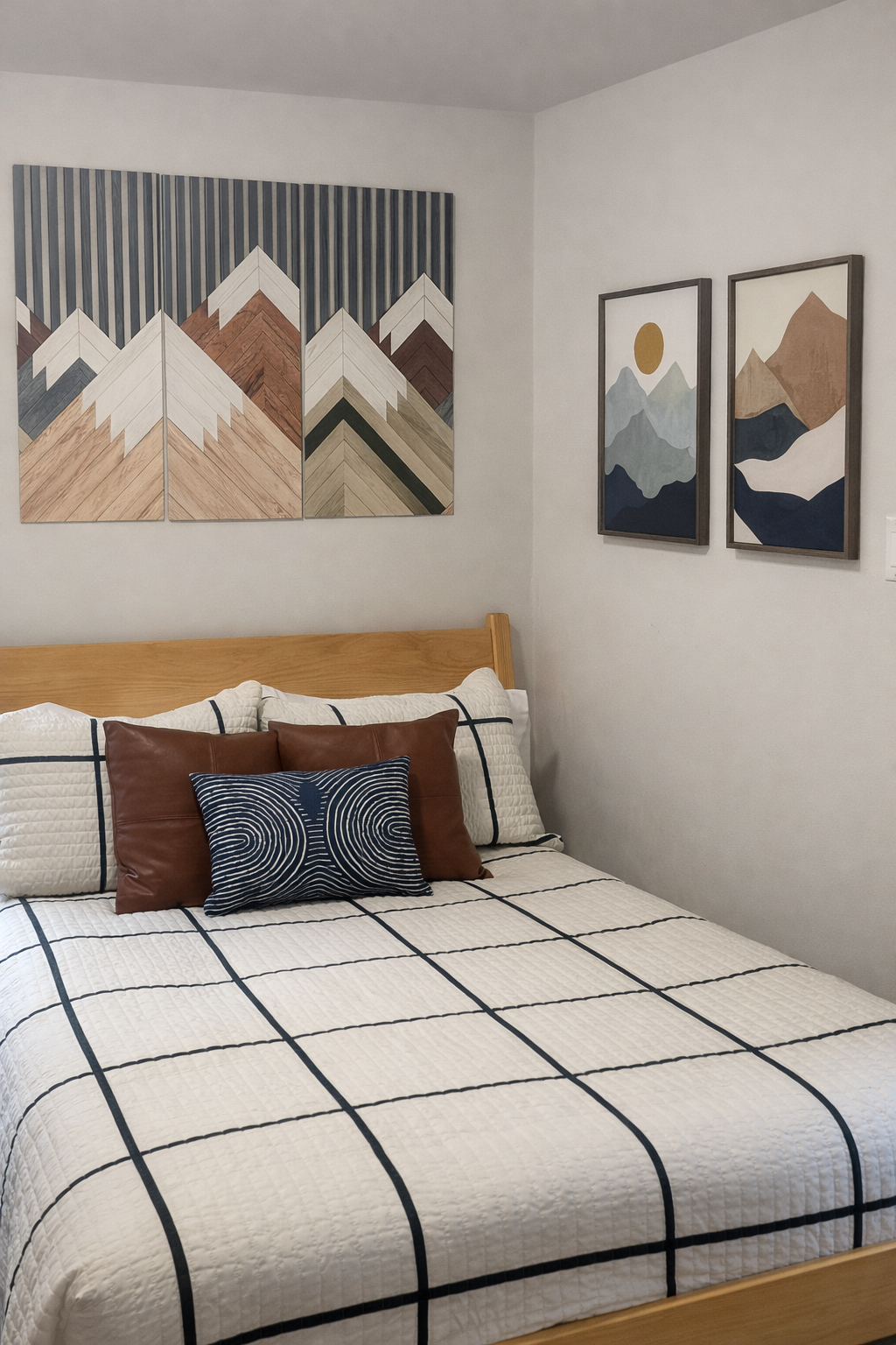 Simple, comfortable bedroom details