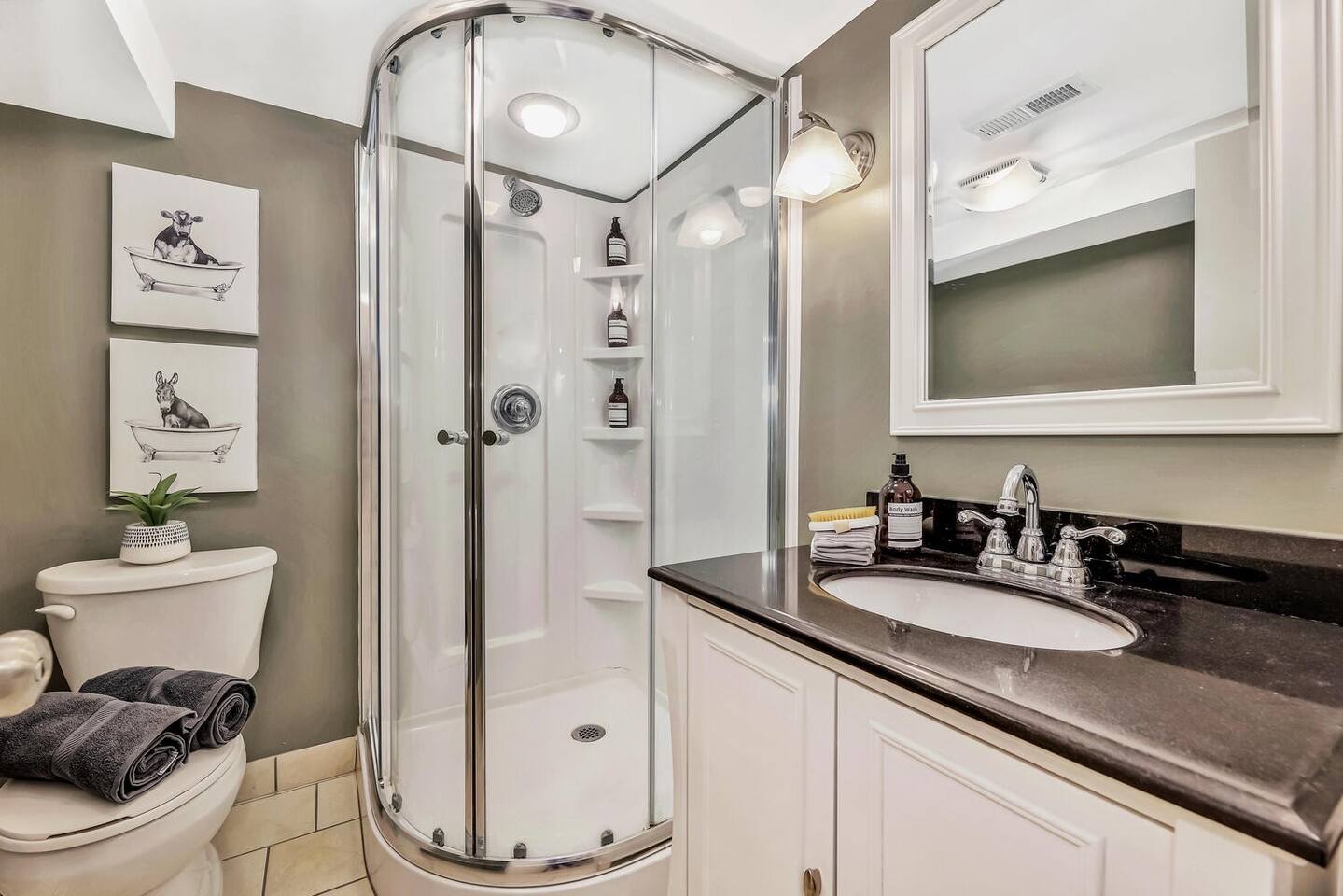 Bathroom Two located in Basement.