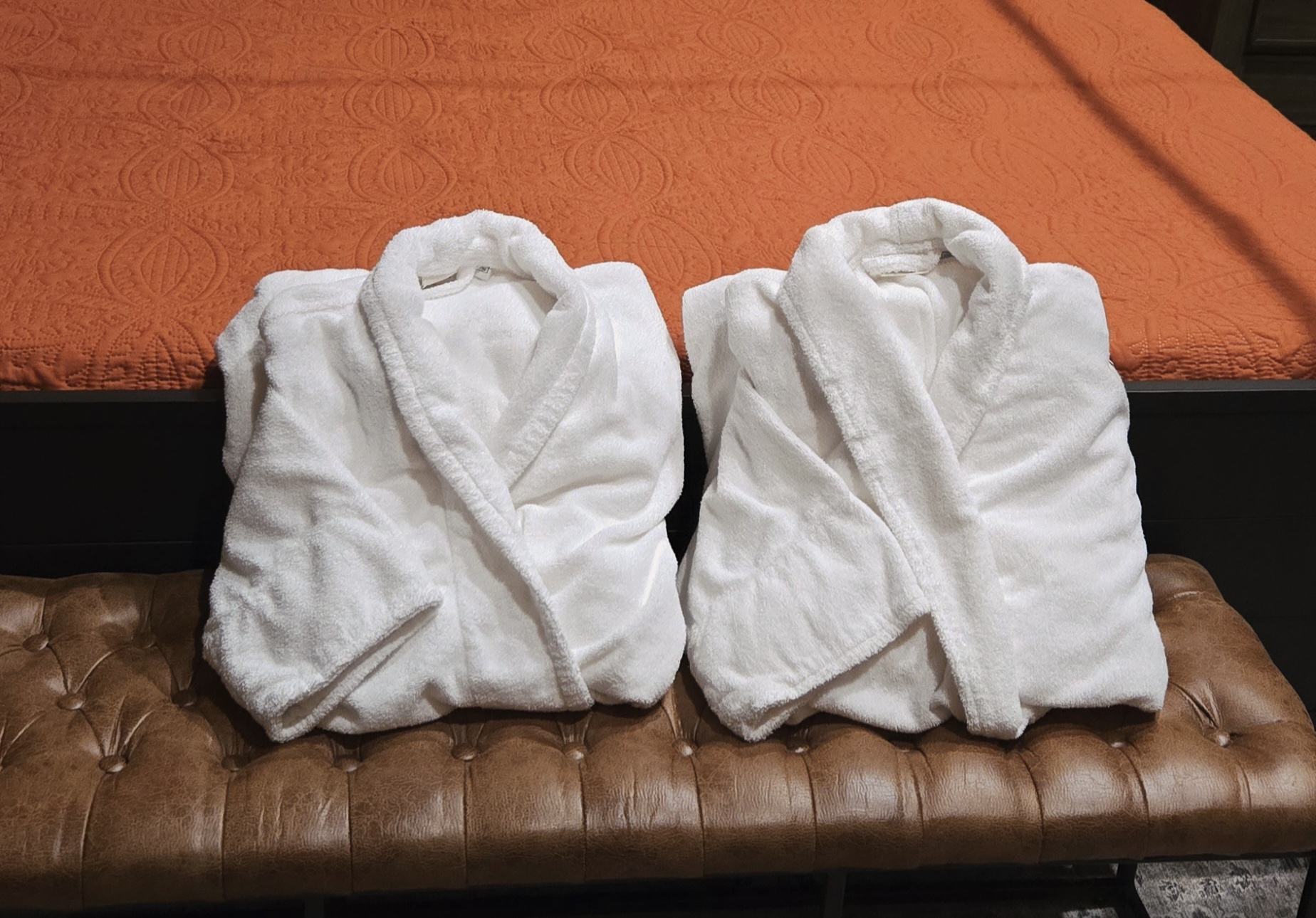 Plush robes for your comfort