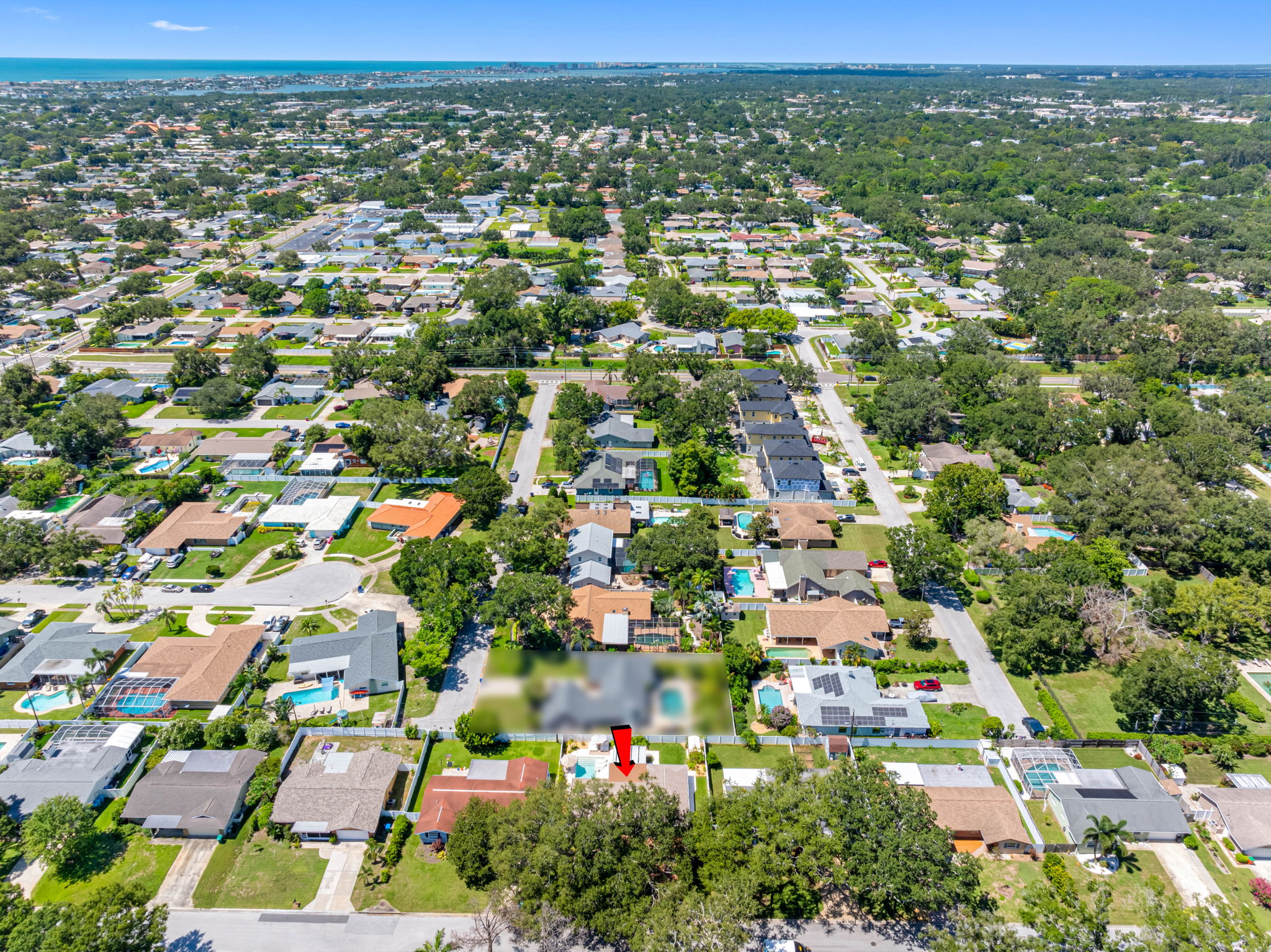 Aerial View of the Neighborhood