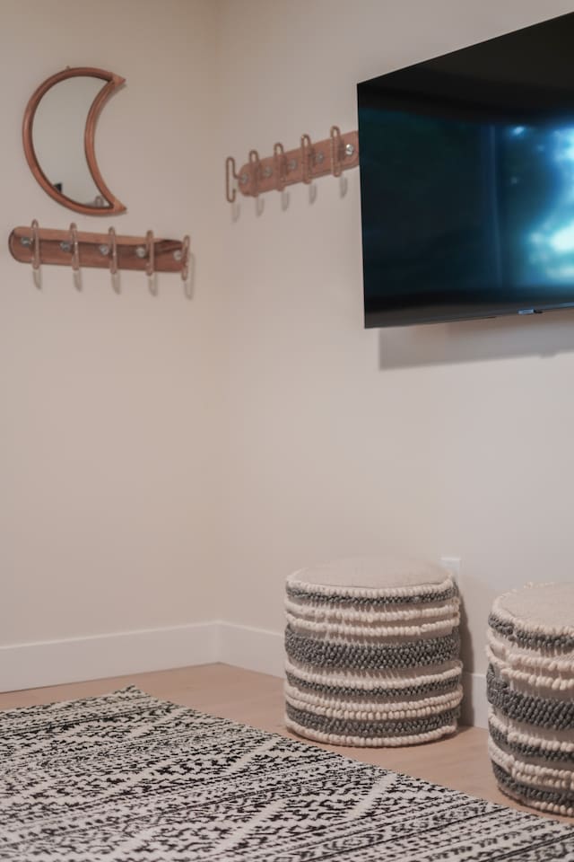 Super comfort and fun for the kids. Sit, watch, hang!