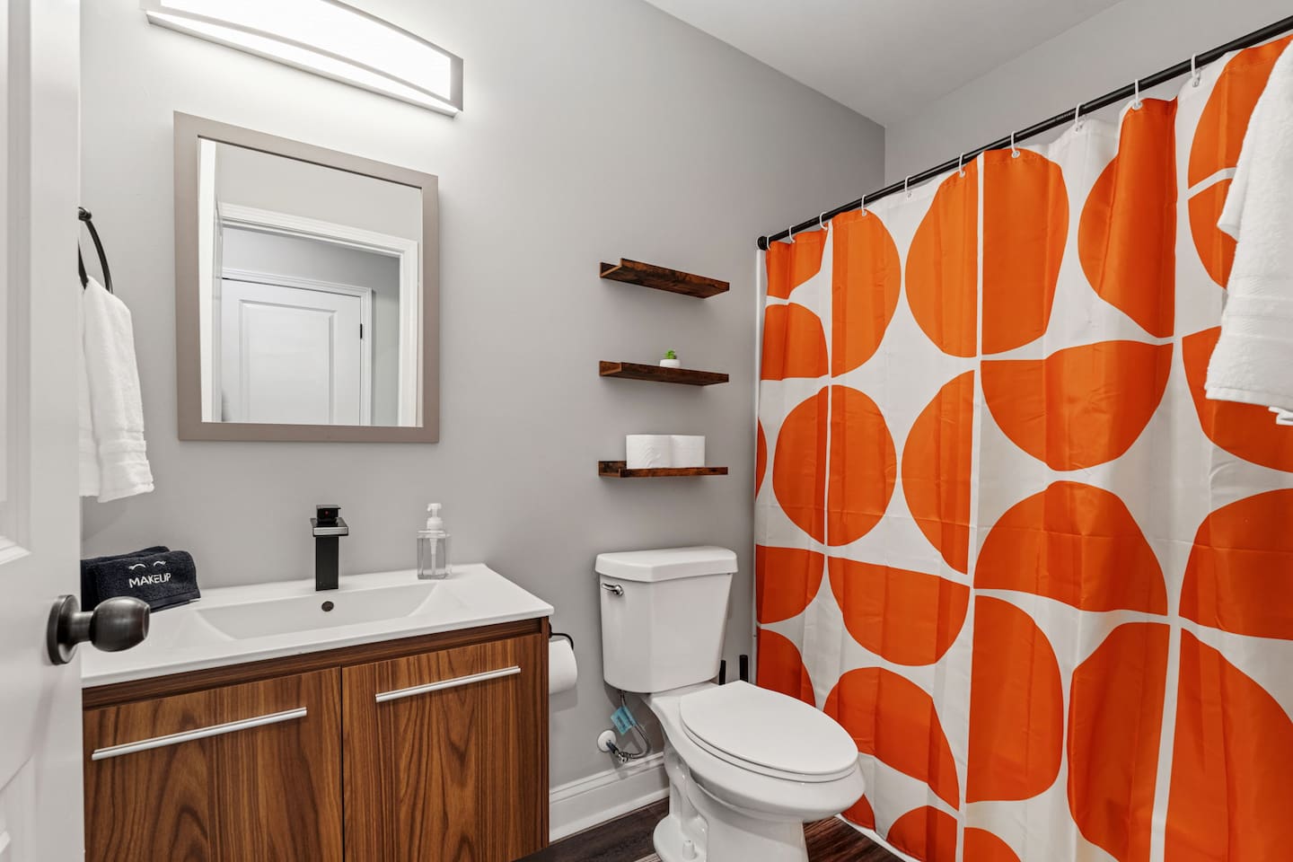 Hallway bathroom
