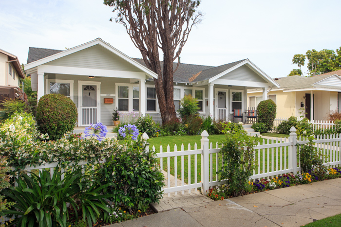 Front units: 2bed/2bath + 1bed/1bath