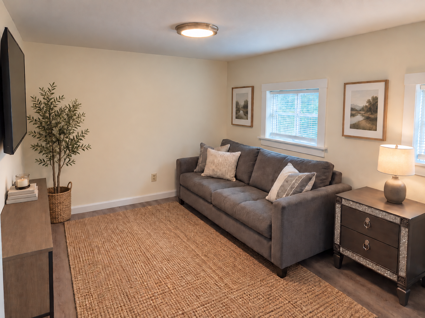 Living room with SmartTV