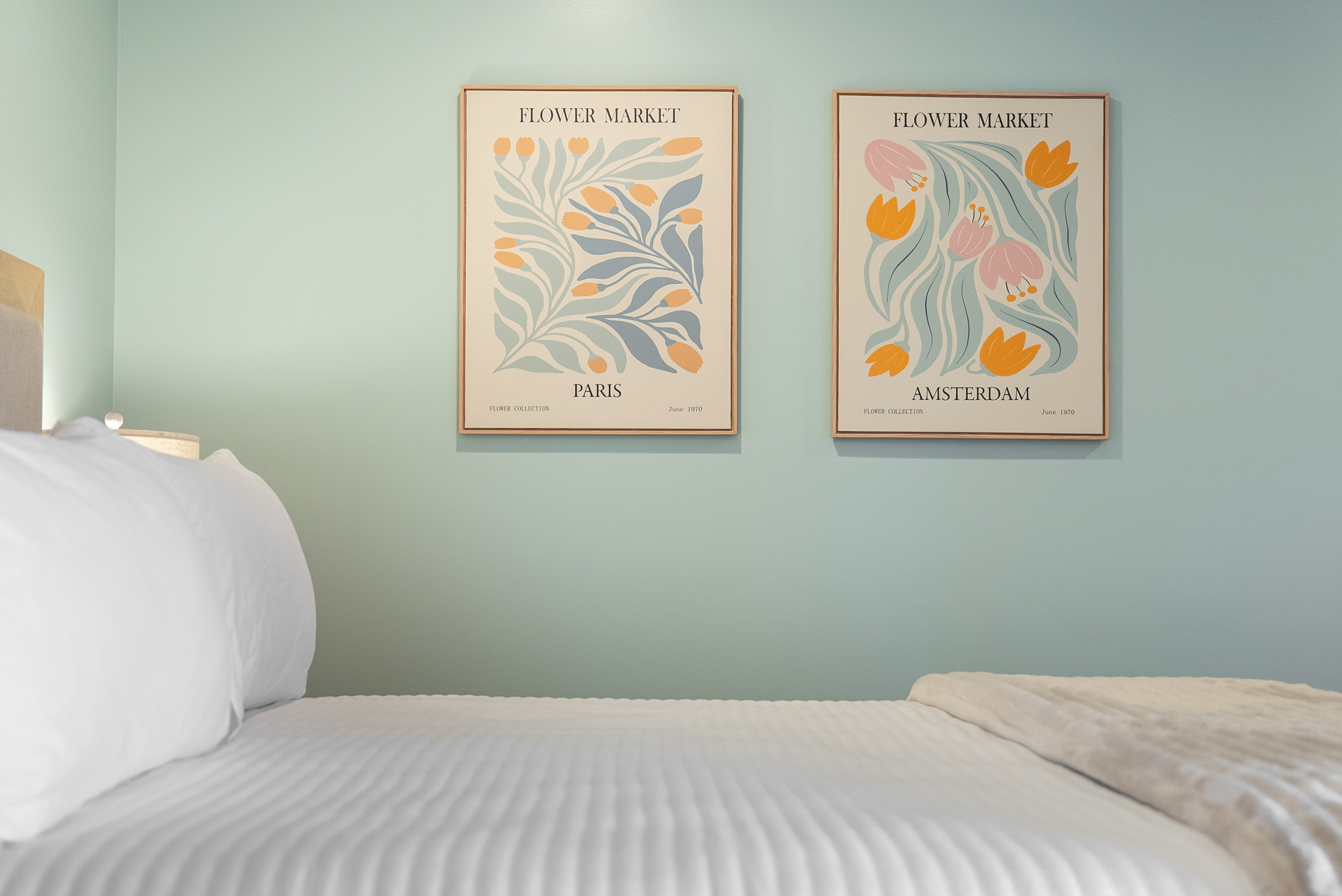 Thoughtful, artistic details that create a cheerful atmosphere for your stay.