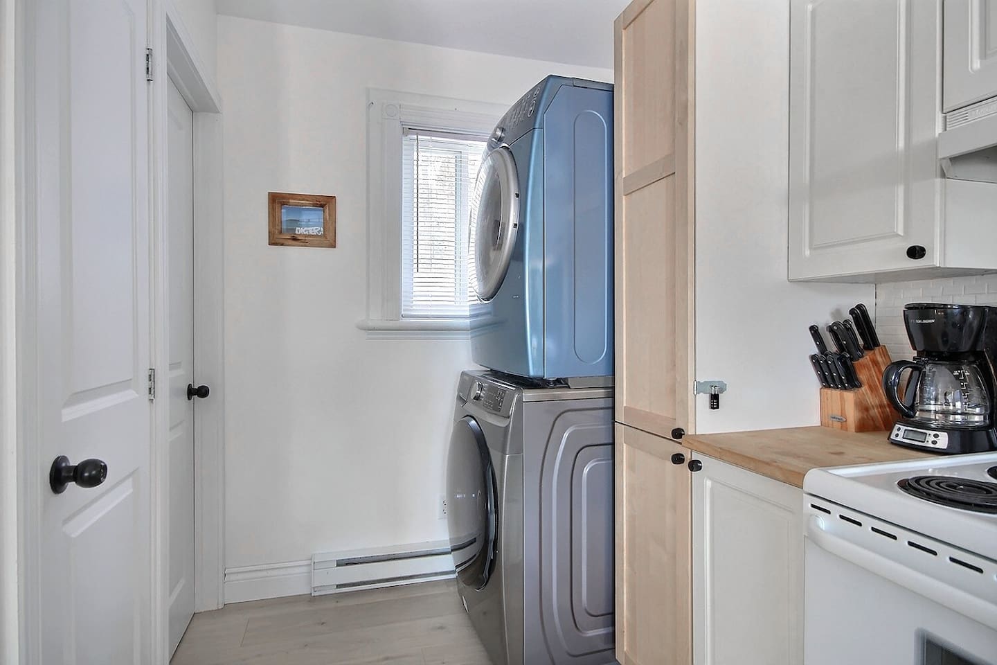 Modern laundry area designed for comfort