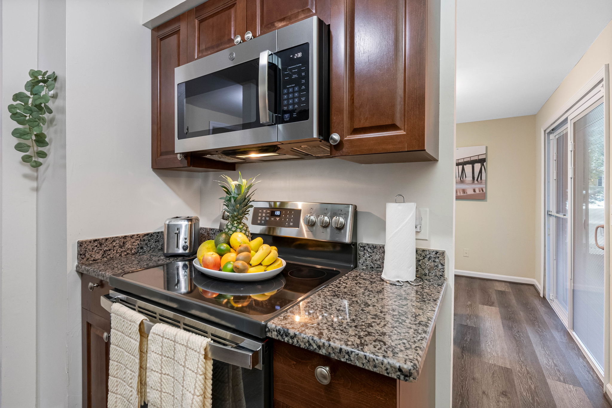 The kitchen is designed to be spotless, streamlined, and intuitive.