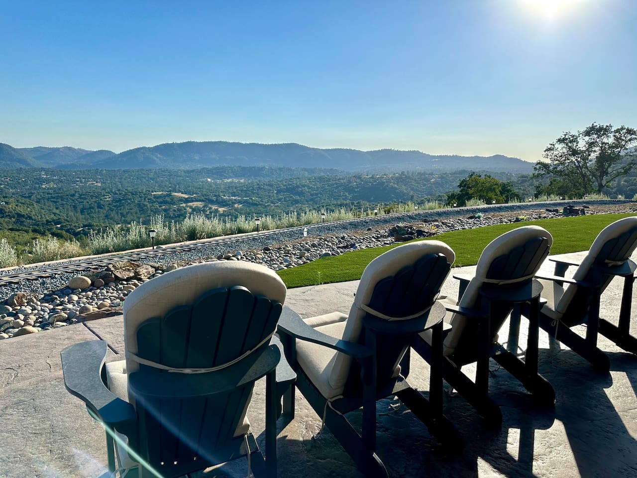 View from the patio