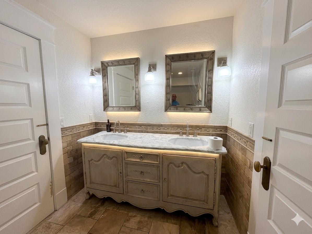 Bathroom 1-2 -shared between Bedroom 1 and 2