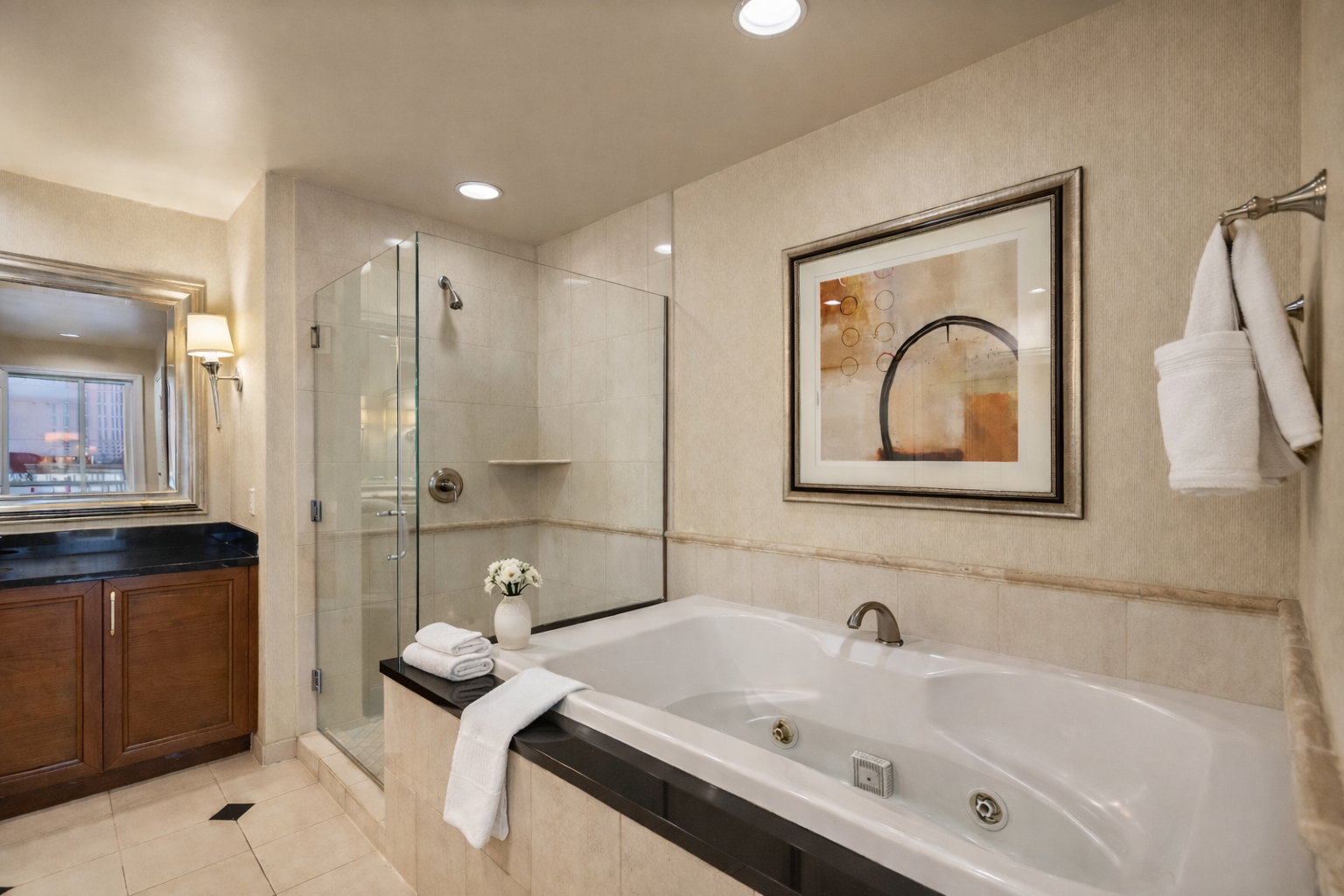 MGM Tower 2 · Unit 801 — Bedroom · Strip Views