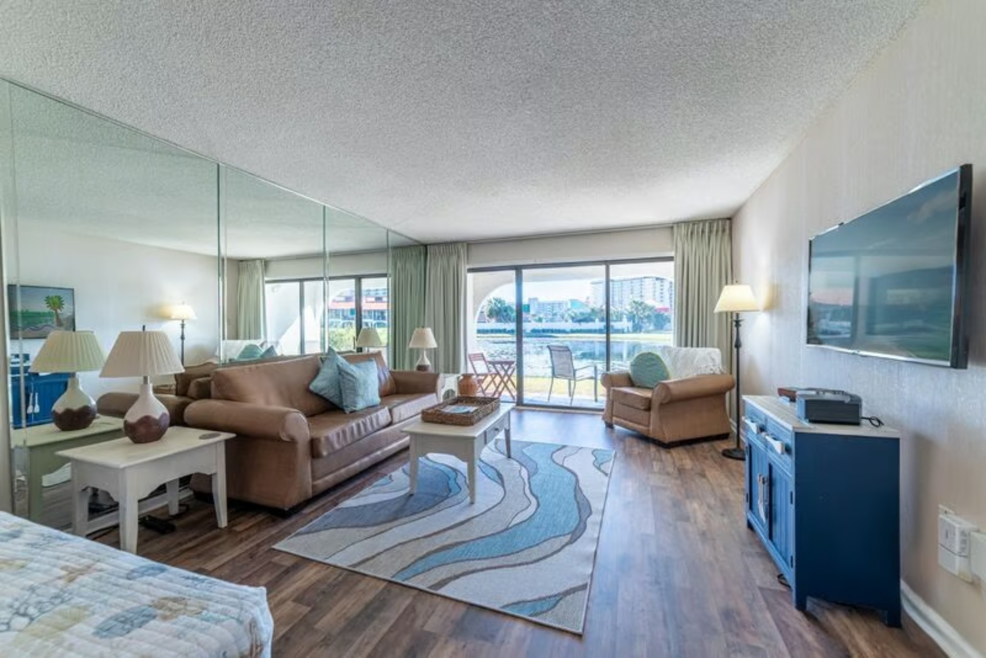 Patio access with great view